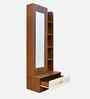 Portland Dressing Unit M In Planked Oak Dark With Ceramic White Finish