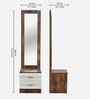 Portland Dressing Unit In Dusky Basalt With Ceramic White Finish