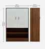 Portland Shoe Cabinet In With Ceramic White Finish