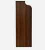 Portland Shoe Cabinet In Planked Oak Dark With Ceramic White Finish