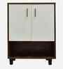 Portland Shoe Cabinet In Dusky Basalt With Ceramic White Finish