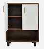 Portland Shoe Cabinet In Dusky Basalt With Ceramic White Finish