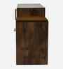 Portland Shoe Cabinet With Seating In Dusky Basalt Finish