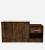 Portland Shoe Cabinet With Seating In Dusky Basalt Finish