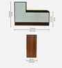 Portland Shoe Cabinet With Seating In Planked Oak Dark With Ceramic White Finish