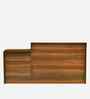 Portland Shoe Cabinet With Seating In Planked Oak Dark With Finish