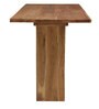 Portland Solid Wood 8 Seater High Dining & Bar Table in Natural Acacia Finish