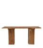 Portland Solid Wood 8 Seater High Dining & Bar Table in Natural Acacia Finish