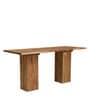 Portland Solid Wood 8 Seater High Dining & Bar Table in Natural Acacia Finish