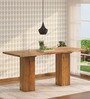 Portland Solid Wood 8 Seater High Dining & Bar Table in Natural Acacia Finish