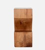 Portland Solid Wood Bar Table Set in Natural Finish With 4 Stools