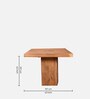 Portland Solid Wood Bar Table Set in Natural Finish With 4 Stools