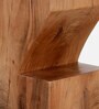 Portland Solid Wood Bar Table Set in Natural Finish With 4 Stools