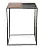 Porto End Table in Black Finish