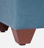 Posh Fabric Ottoman In Blue Colour