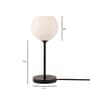 Possini Euro Black Metal Table Lamp