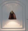 Possio Single Light Wall Fitting With Black Shade