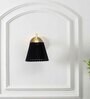 Possio Single Light Wall Fitting With Black Shade