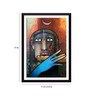 Poster Paper 17 x 11 Inch Contemporary Indian Art Krishna Framed Poster