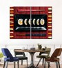 Brown Black Sushi Rolls Printed Framed Wall Art Panels ( Set Of 2)