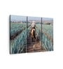 Inspecting Agave Plantation Panels Frame ( Set Of 3)