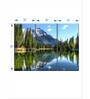 Blue Green Banff National Park Printed Framed Wall Art Panels ( Set Of 3)