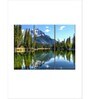 Blue Green Banff National Park Printed Framed Wall Art Panels ( Set Of 3)