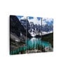 Blue White Lake Louise Landscape Panels Wall Art Panels ( Set Of 3)