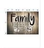 Brown Black Family Love Typography Panels Canvas Wall Art Panels ( Set Of 3)