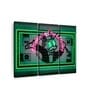 Green Pink Show Me The Money Printed Framed Wall Art Panels ( Set Of 3)