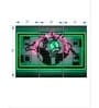 Green Pink Show Me The Money Printed Framed Wall Art Panels ( Set Of 3)