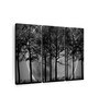 Grey Black Dark Forest Printed Framed Wall Art Panels ( Set Of 3)
