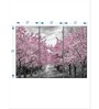 Grey Pink Charming Cherry Blossom Alley Framed Wall Art Panels ( Set Of 3)
