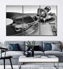 Grey Vinyl Record Player Panels Canvas Wall Art Panels ( Set Of 3)