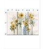 Yellow Sunflower Spectacular Wall Art Panels ( Set Of 3)