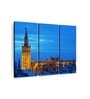 Brown Blue Painting Wall Art Panels ( Set Of 3)