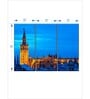 Brown Blue Painting Wall Art Panels ( Set Of 3)