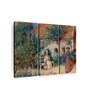 Green Beige Painting Wall Art Panels ( Set Of 3)