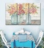 Beige Blue Painting Wall Art Panels ( Set Of 3)