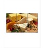 Beige Cream Coloured Savory Cheeses Painting Wall Art Panels ( Set Of 3)