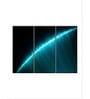 Black Blue Painting Wall Art Panels ( Set Of 3)