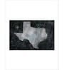 Black White World Map Wall Art