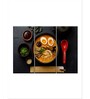 Black Beef Tongue Ramen Printed Framed Wall Art Panels ( Set Of 3)