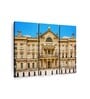 Blue Beige New Jersey State House Painting Wall Art Panels ( Set Of 3)