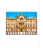 Blue Beige New Jersey State House Painting Wall Art Panels ( Set Of 3)