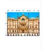Blue Beige New Jersey State House Painting Wall Art Panels ( Set Of 3)