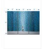 Blue Grey Night Rain Wall Art Panels ( Set Of 3)