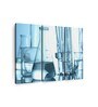 Blue White Glassware For Chemistry Painting Wall Art Panels ( Set Of 3)