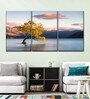 Blue Yellow Lake Wanaka Wall Art Panels ( Set Of 3)
