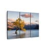 Blue Yellow Lake Wanaka Wall Art Panels ( Set Of 3)